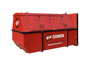10m³ gesloten portaalcontainer oomen